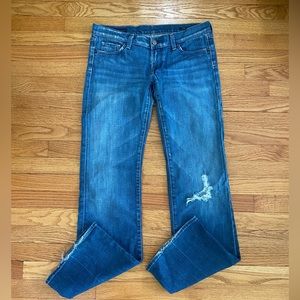 Citizens Of Humanity Jeans elle 064 Women’s 30 Blue Bootcut Low waist Distressed